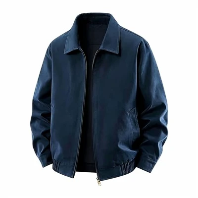 Jaqueta bomber de cotó casual