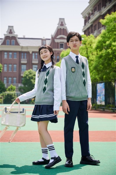 Jersei d'uniforme escolar coll en V